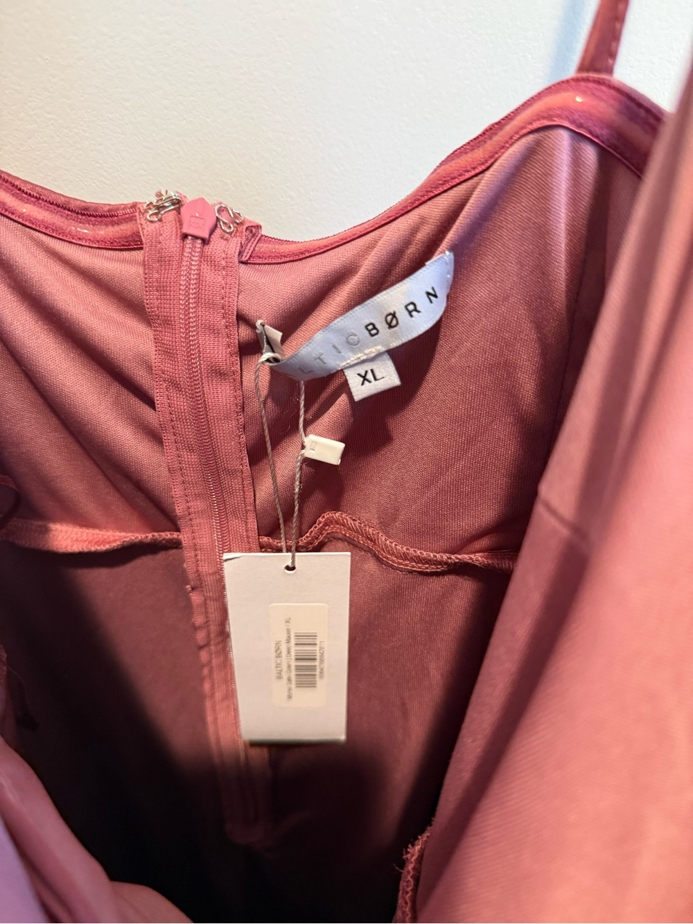 NWT Baltic Born Monet Satin Gown Deep Mauve XL - Picture 4 of 6